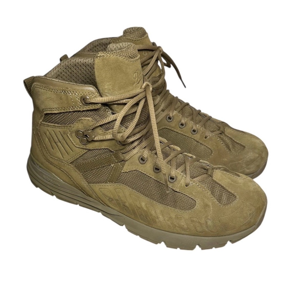 Danner FullBore Boots Suede Leather Coyote  Vibram Desert 20512 Men's Sz 14 EE